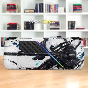 Rog Ally X Accessories with Transparent Protective Case Swordsman Panda Pattern Customized Meaningful Photos Anniversary Gift