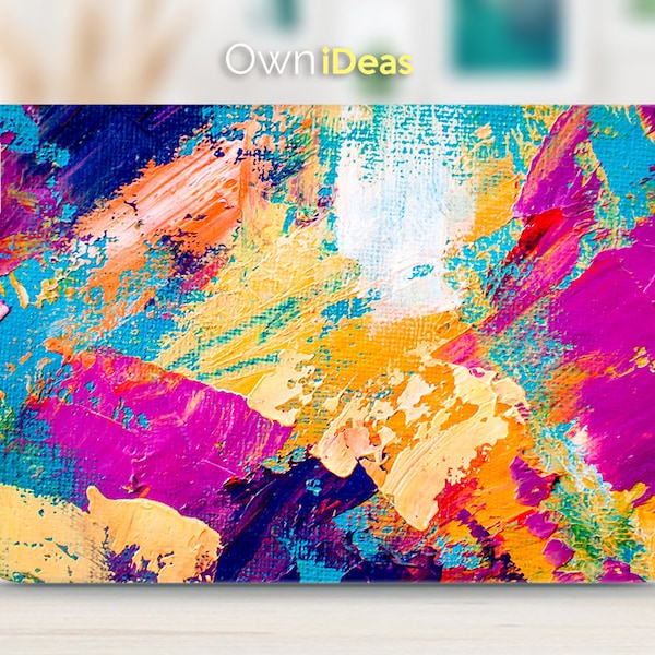 lenovo thinkpad t440 skin, abstract oil painting design personalized Customizable gift, Fits Yoga ThinkPad ThinkBook IdeaPad Legion Slim