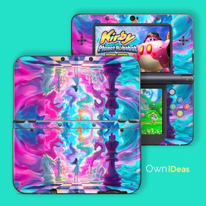 Nintendo New 3Ds 3M Case with Transparent Protective Shell Fantasy Chess Game Design Fun Gift for 3DS XL 2DS xL 3DS New 3DS DSI xL