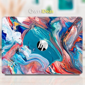 Hp Laptop Skin 15.6, Colorful Abstract Sfumato Texture Personalized Gift Sticker Fits Spectre Envy Pavilion Victus Omen Zbook Elite Probook