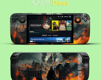Disaster Coming Design Steam Deck Skin For Boyfriend Vinyl Sticker For Steam Deck And Steam Deck Oled Clear Skin