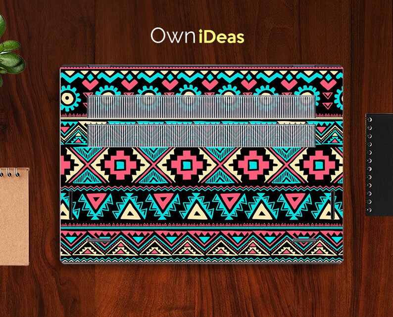 Dell Inspiron Skin, Geometric Pattern Style Personalized Customizable ...