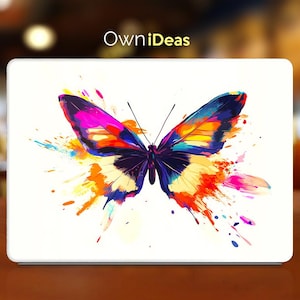 HP Envy 17 Laptop Decal Colorful Butterfly Pattern Personalized Gift for Hp Spectre Envy Pavilion Victus Omen Zbook Elite Probook Series