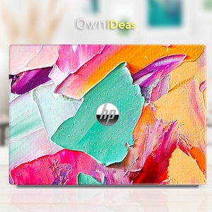 Hp Victus laptop skins, abstract oil painting, personalized gift, Fits HP Spectre, Envy,Pavilion,Victus,Omen,Hp laptop,Zbook, Elite, Probook