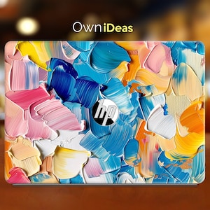 HP Laptop Protective Skin Colorful Oil Painting Personalized Gift for HP Specter Envy Pavilion Victus Omen Zbook Elite Probook