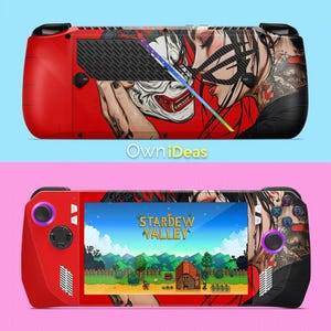 ASUS Rog Ally Skin with Transparent Protective Case Killer Pattern Customizable Unique Pattern Best Anniversary Gift