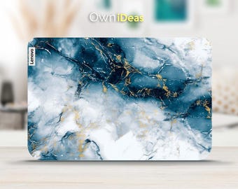 Lenovo Legion Laptop Protective Skin Premium Blue Marble Design New Year Gift Vinyl Sticker for Yoga Thinkpad Thinkbook Ideapad Series