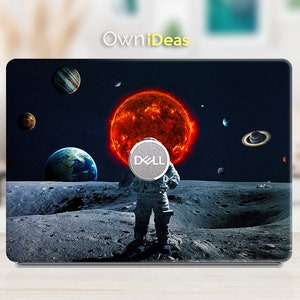 Dell Laptop Sticker Astronaut Design Custom Decal Personalized Gift For Dad For Xps Latitude Vostro Inspiron Precision