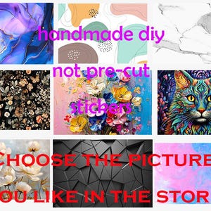Dell, Lenovo, HP, Asus, Acer, Samsung, Not Pre-cut Stickers Personalized Unique Gift Suitable for Side A