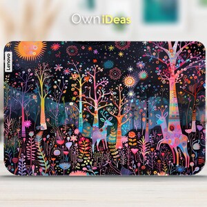Lenovo Laptop Abstract Forest Design Personalized Retirement Gift Suitable For Yoga ThinkPad ThinkBook IdeaPad Legion Slim Series