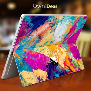 Surface Pro Protective skin , abstract oil painting personalized gift, Fits Surface Pro 9 8 7 6 5 4 3 X,Surface Go, Surface Go 2, Go 3