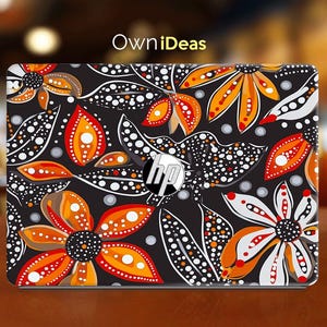 HP laptopsticker uniek polkadot bloemenpatroon gepersonaliseerd cadeau voor Spectre Envy Pavilion Victus Omen Zbook Elite Probook-serie