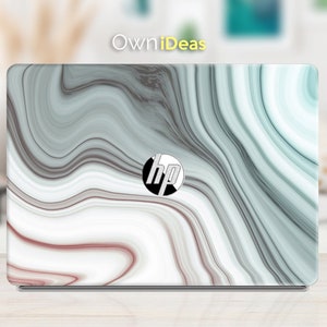 hp laptop skin, marble texture design personalized gift, Fits HP Spectre, Envy, Pavilion, Victus, Omen, Hp laptop, Zbook, Elite, Probook
