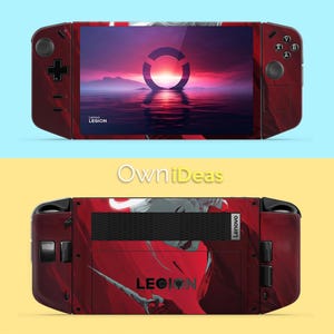 Legion Go S Protective Case with 3M Skins Blood Moon Warrior Design Custom Unique Gift for Sister for Legion Go Legion Go S