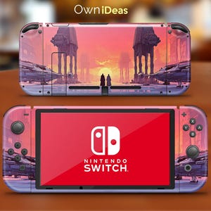 Switch 2 Accessories w Clear Console Case Tomorrow Twilight Custom Design Gift for him for Switch 2 Switch Oled Switch Lite Switch Full Set