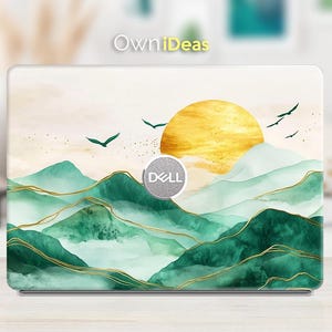 Dell G Laptop Decal Aesthetic Sunrise Design Personalized Gift Custom Decal for XPS Latitude Inspiron Vostro Alienware Precision Series