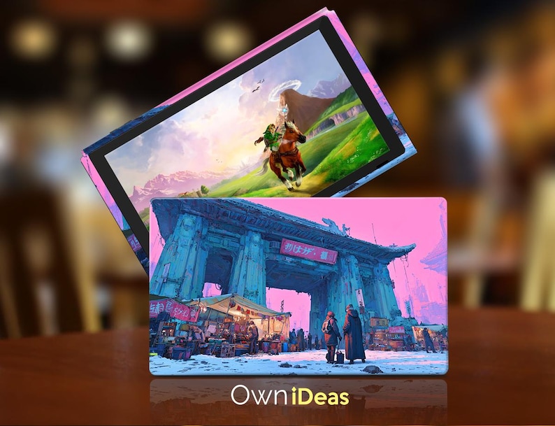 Nintendo Switch Pro Controller Skin – Cyberpunk Design (Also Compatible with Nintendo Switch and Switch Oled Consoles and Dock) image 3