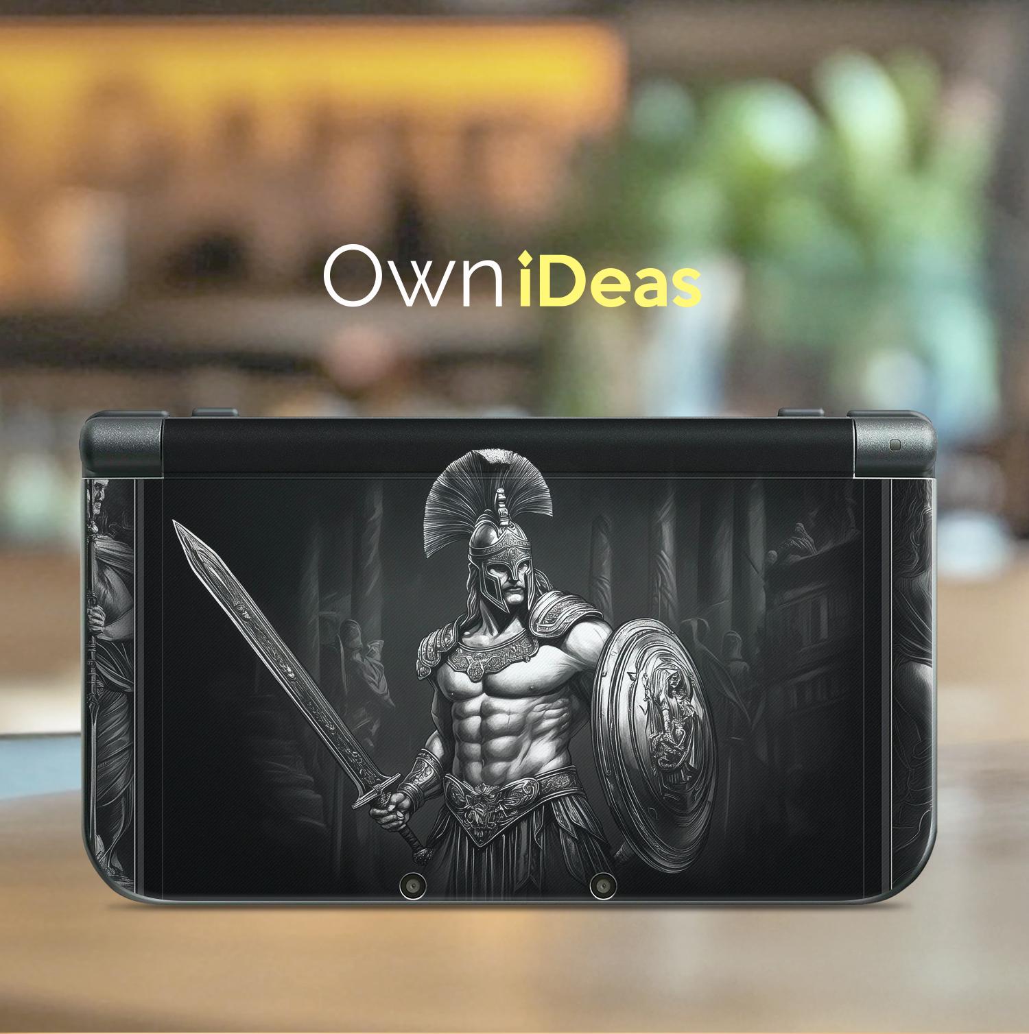 任天堂 New 3DS 3 M デカール クリア保護ケース付き Spartan Legend