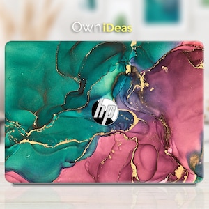 hp spectre x360 skin, color marble texture, personalized gift, Fit Spectre, Envy, Pavilion, Victus, Omen, Hp laptop, Zbook, Elite, Probook