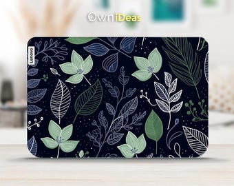 Lenovo Laptop Skin Green Leaf Pattern Design Personalized Gift For yoga ThinkPad ThinkBook IdeaPad Legion Slim Series