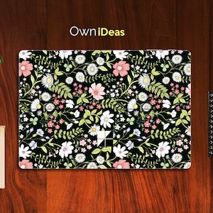 microsoft surface pro keyboard skin, Floral Design personalized gift, Fits Surface Pro 9 8 7 6 5 4 3 X,Surface Go, Surface Go 2, Go 3