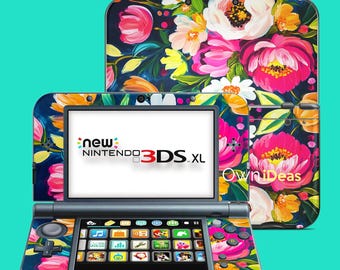 New 3DS用カスタムアクセサリービニールステッカー（クリアケース付き