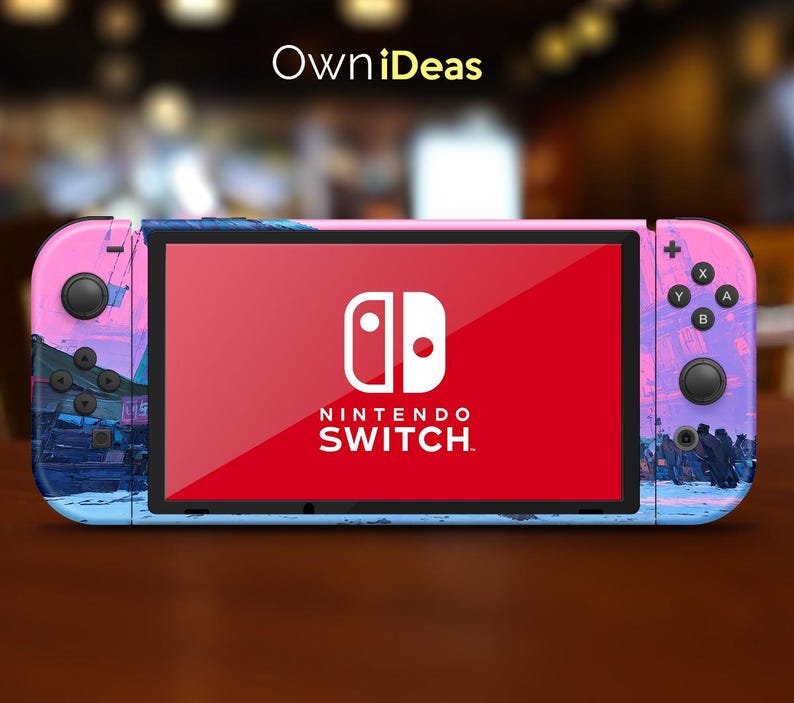 Nintendo Switch Pro Controller Skin – Cyberpunk Design (Also Compatible with Nintendo Switch and Switch Oled Consoles and Dock) image 5