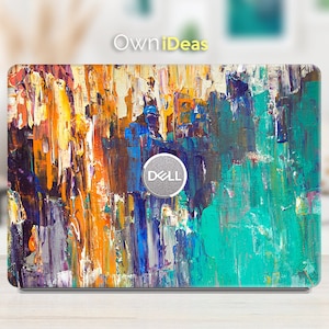 Dell xps 13 skin, abstract oil painting texture, personalized gift,  Fits XPS, Latitude, Inspiron, Vostro, Alienware, Precision, G series