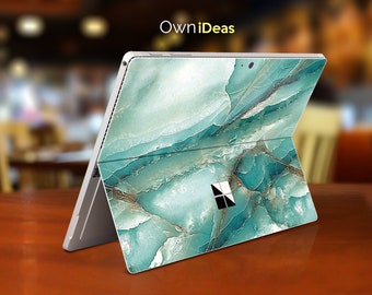 Surface Pro Skin, Marble Grain Design, personalized gift, Fits Microsoft Surface Pro 8 7 6 5 4 3 X