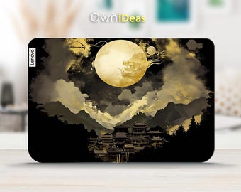 Adesivo in vinile personalizzato con design Moon Night per laptop Lenovo Yoga Pro7, per Yoga Thinkpad Thinkbook Ideapad Legion Slim Series