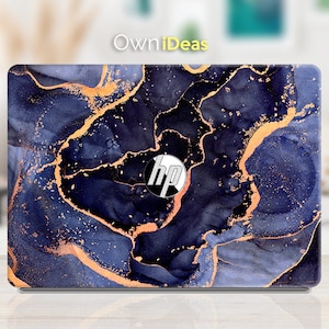 hp envy x360 skin Blue marble personalized gift, Fits HP Spectre, Envy, Pavilion, Victus, Omen, Hp laptop, Zbook, Elite, Probook