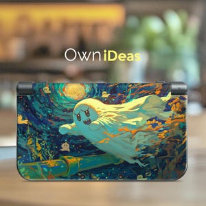 Nintendo 3DS xL Sticker 3M Case with Clear Shell Cute Ghost Custom Anime Design Christmas Gift for 3DS XL 2DS xL 3DS New 3DS DSI xL