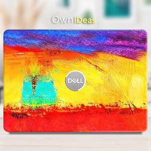 Skin DELL Latitude, style abstrait à l'huile personnalisé, cadeau personnalisable, convient aux séries XPS, Latitude, Inspiron, Vostro, Alienware, Precision, G