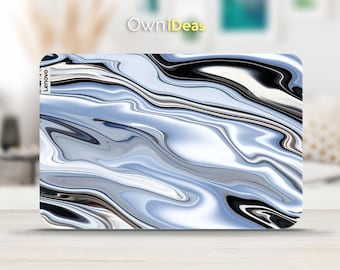 Laptop Skin, Lenovo Zubehör, Black Texture Design, individuelles Geschenk, passend für Yoga Thinkpad Thinkbook Notepad Legion Slim