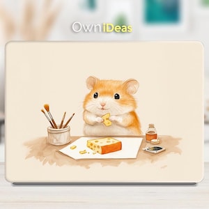 Dell laptop sticker schattig hamster ontwerp gepersonaliseerd cadeau aangepaste sticker voor XPS Latitude Inspiron Vostro Alienware Precision G-serie