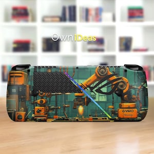 Asus Rog Ally X Skins with Transparent Protective Cover Robotic Arm Pattern Customizable Birthday Gift for Boyfriend