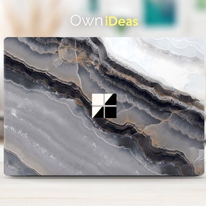 surface laptop skin, marble texture Design customizable personalized gifts , Fits Surface Laptop 2, 3, 4, 5 & Surface Book 2, 3