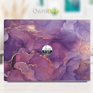 Hp Victus Skins Purple Marble Design Custom Decal Unique Distinctive Gift Fits Spectre Envy Pavilion Victus Omen Zbook Elite Probook