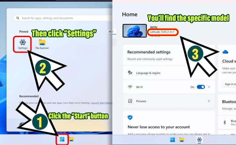 Lenovo Yoga Thinkpad Haut Blau Aquarell Design personalisiert Anpassbare Geschenk, passt Yoga ThinkPad ThinkBook IdeePad Legion schlank Bild 9