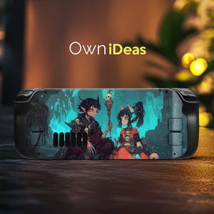 Steam Deck OLED-skins med transparent skyddsfodral Dark Dungeon-design Anpassningsbar One Piece Barnens dag-present till yngre bror