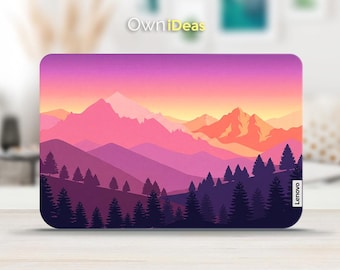 Lenovo ThinkPad E16 Gen 1 laptop Skin Pastel Sunset Mountain Laptop Skin Customized Gift for Friends for Yoga  Thinkbook Ideapad Legion
