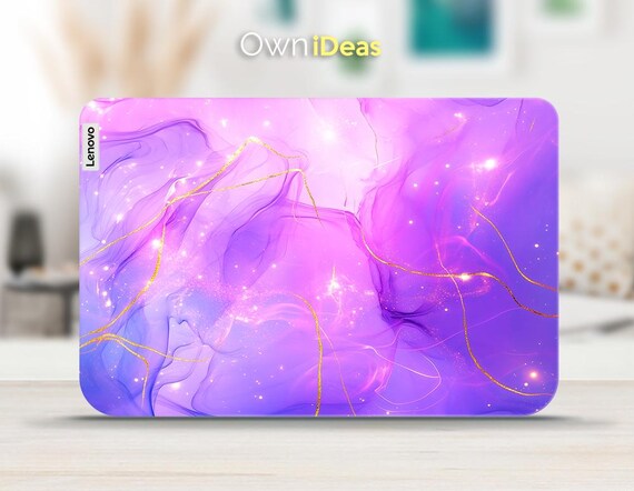 Lenovo LOQ 15IRX9 Laptop Decal Soft Pink Purple Custom Gift Vinyl Sticker for Yoga Thinkpad Thinkbook Ideapad Legion Slim Series