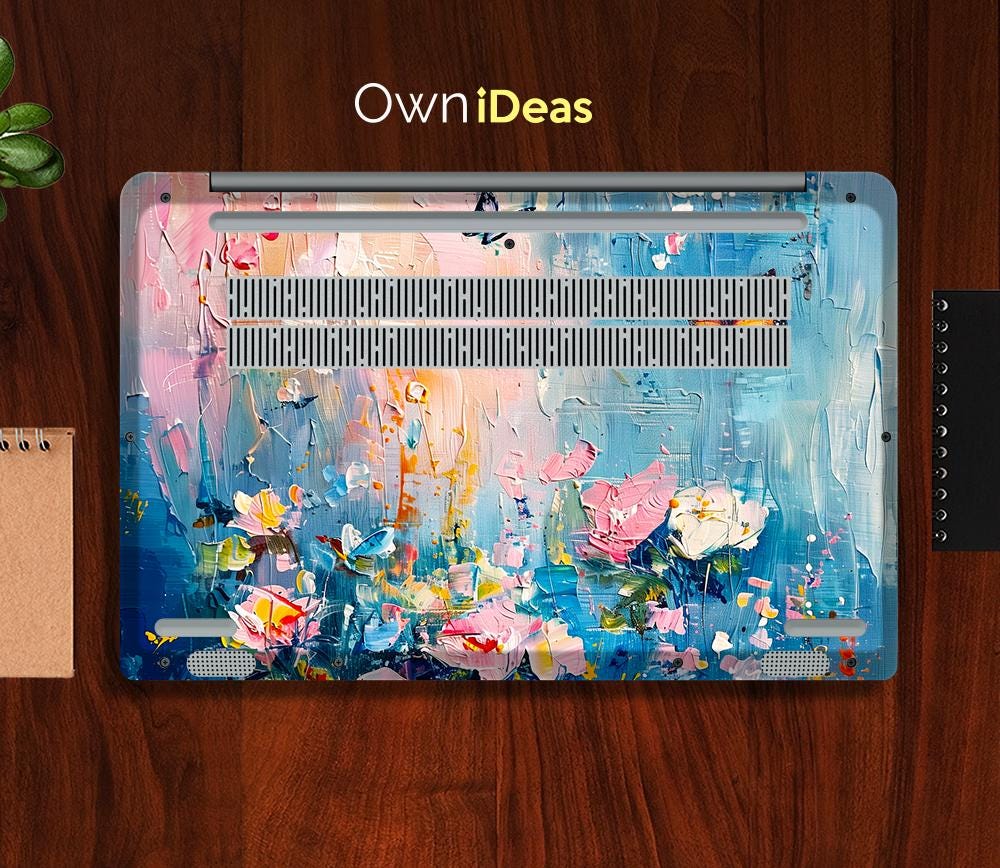 Lenovo Laptop Sticker Colorful Oil Painting Design Personalized Gift ...