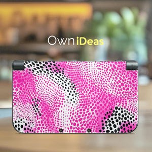 New 3DS xL 3M Protective Skin with Clear Protective Case Dot Dance Game Design Family Gift for 3DS XL 2DS xL 3DS New 3DS DSI xL