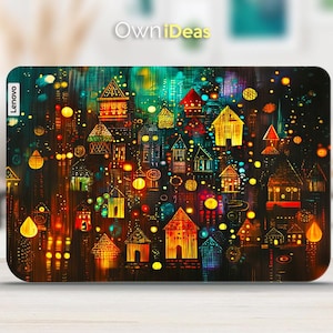 Lenovo LOQ Laptop Skin City Night Scene Design Customizable Gift Vinyl Sticker for Yoga Thinkpad Thinkbook Ideapad Legion Slim Series