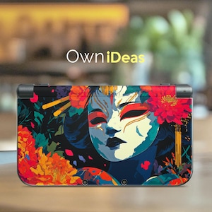 Nintendo DSi Skin Sticker Decal with Clear Case Artistic Beauty Pattern Custom Anime IP Girlfriend Gift for 3DS XL 2DS xL 3DS New 3DS DSI xL