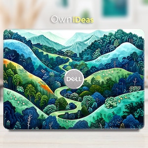 Dell Laptop Skin  Aesthetic Mountain Design Personalized Gift Custom Decal For XPS Latitude Inspiron Vostro Alienware Precision G Series