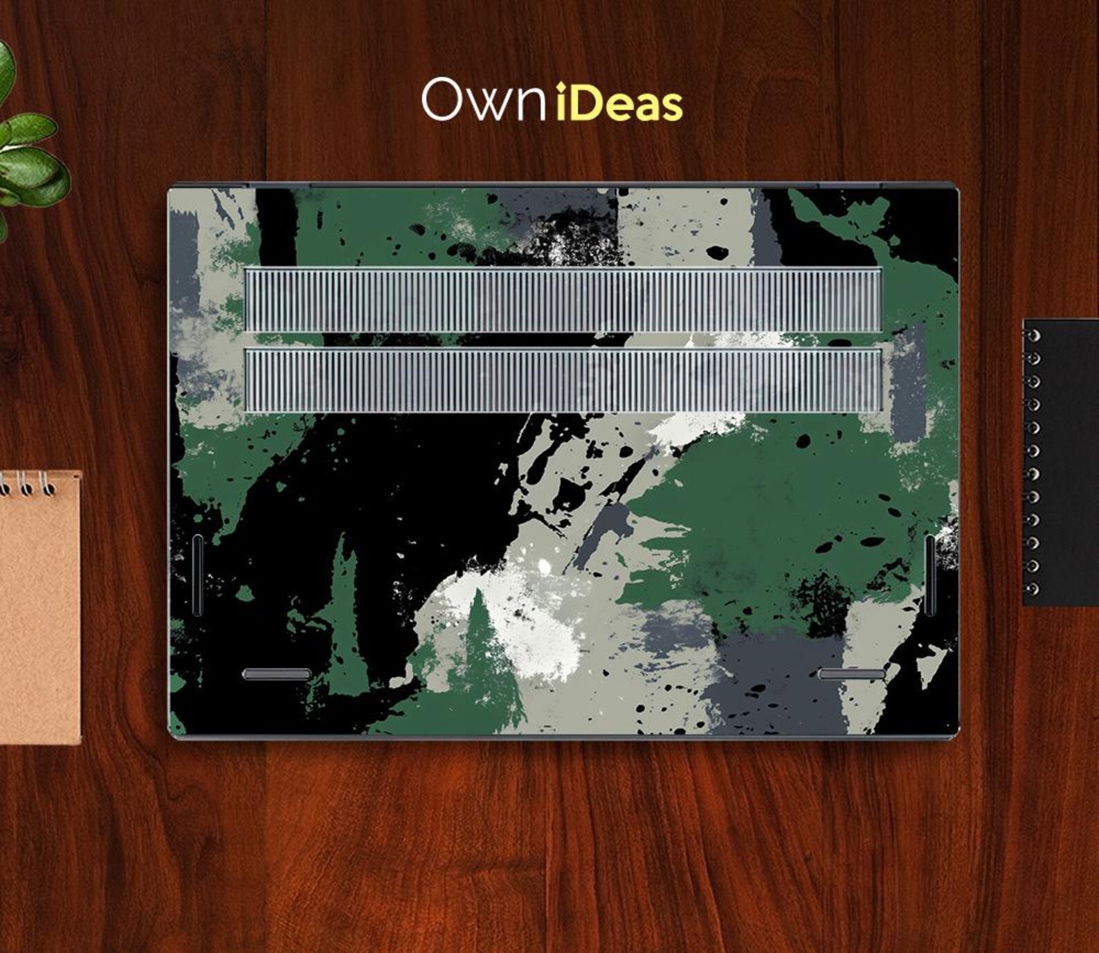 Dell Alienware Laptop Decal Colorful Splash Ink Design Personalized ...