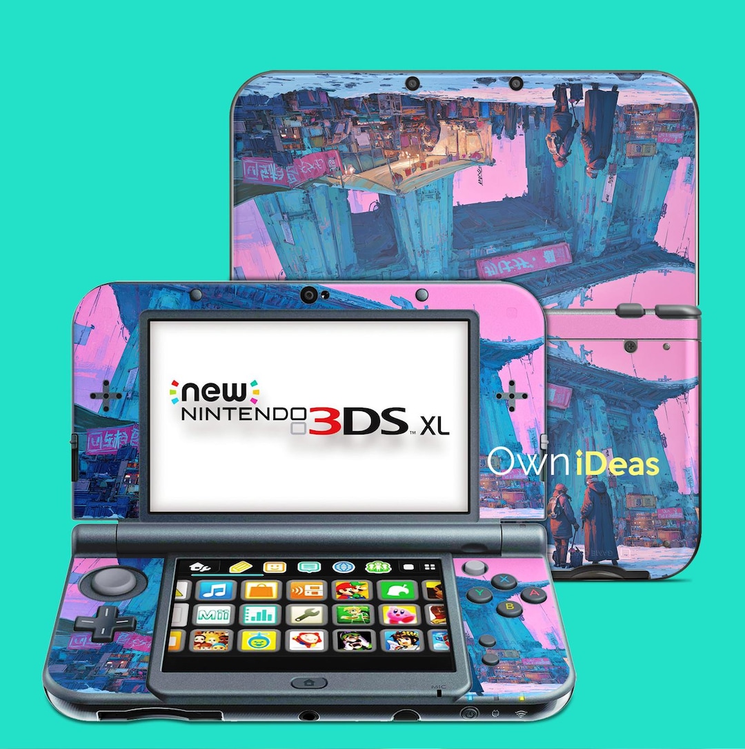 Nintendo DSI Xl Skins With Clear Shell Ancient Gate in Snow Custom