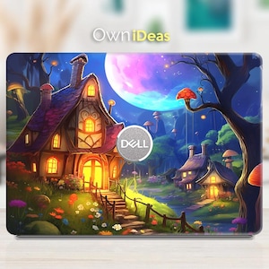 Dell Inspiron Laptop Decal Village Design Personalized Gift Custom Decal for XPS Latitude Inspiron Vostro Alienware Precision Series